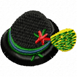Cap Embroidery Design 2